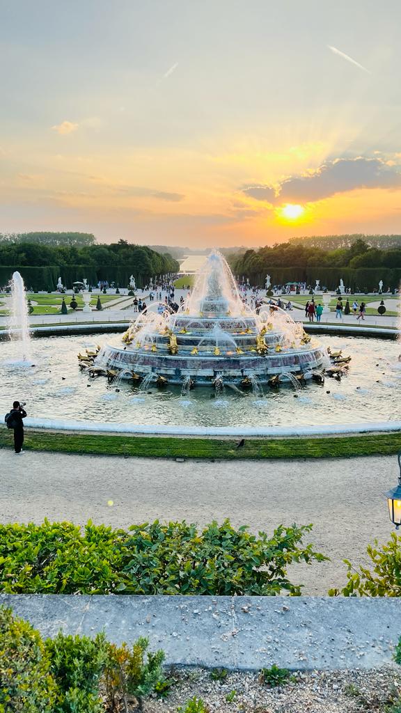 The Palace of Versailles fountain